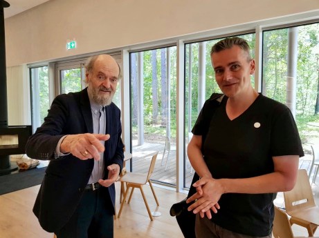Maarten Slagboom met Arvo Pärt
